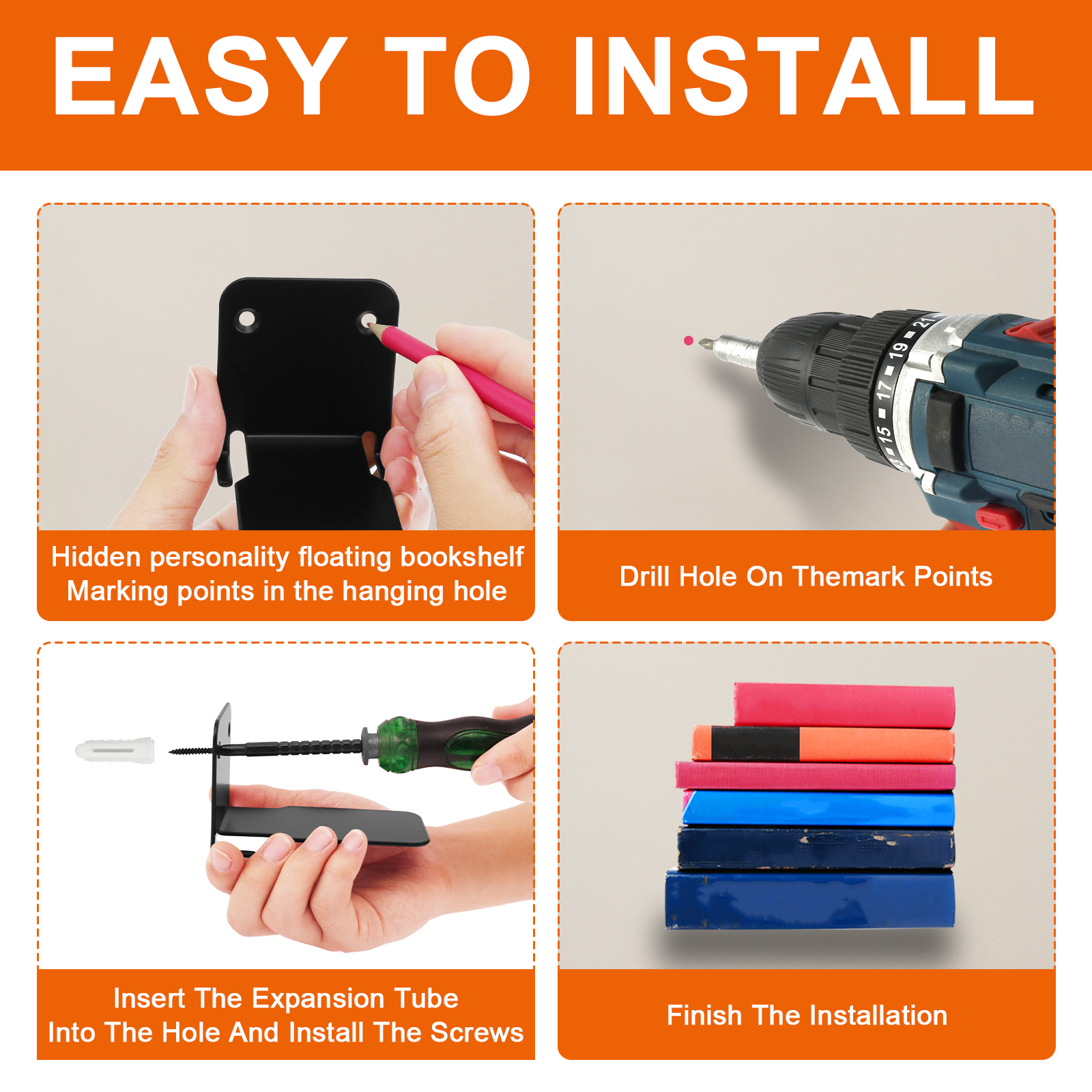 Support Livre Mural – Image 5